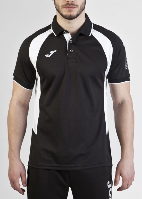 Polo manches courtes homme Championship III noir blanc