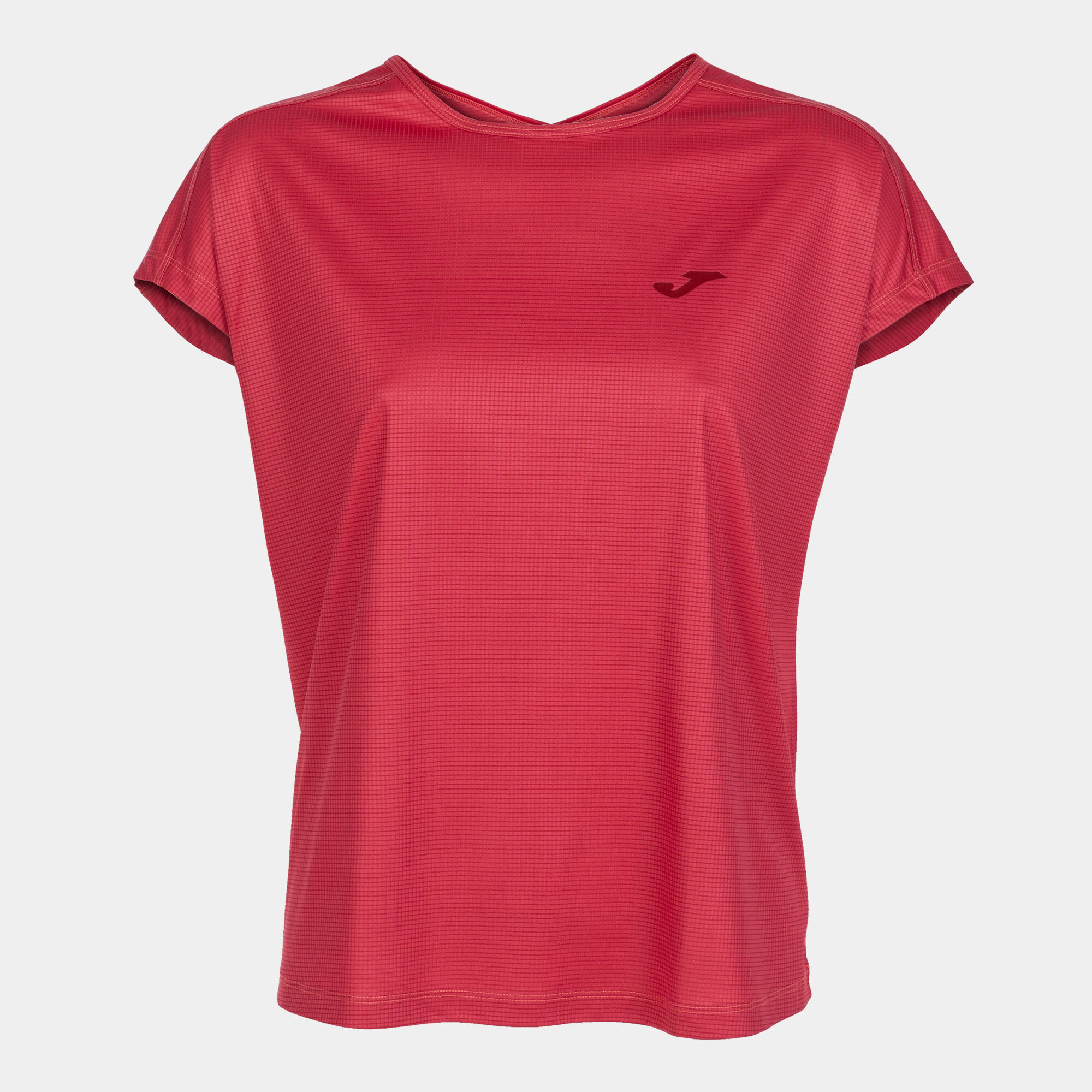 Koszulka z krótkim rękawem kobiety Core czerwony