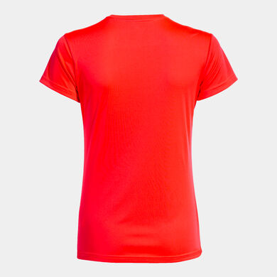 Camiseta manga corta mujer Combi coral fl&uacute;or