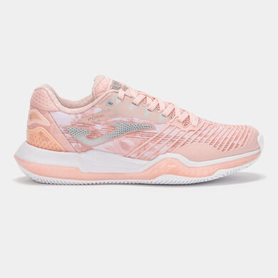 Chaussures Point Lady 25 terre battue femme rose