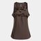 Tank top woman Indoor brown
