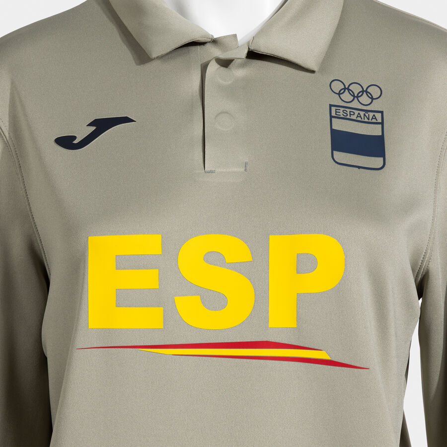 POLO MANGA LARGA MUJER PASEO COMITE OLIMPICO ESPA&Ntilde;OL