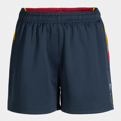 Short damă Fotbal Retro Mundial bleumarin roșu