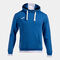 Hooded sweater man Confort II royal blue white
