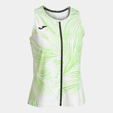 Camiseta sin mangas mujer Challenge verde