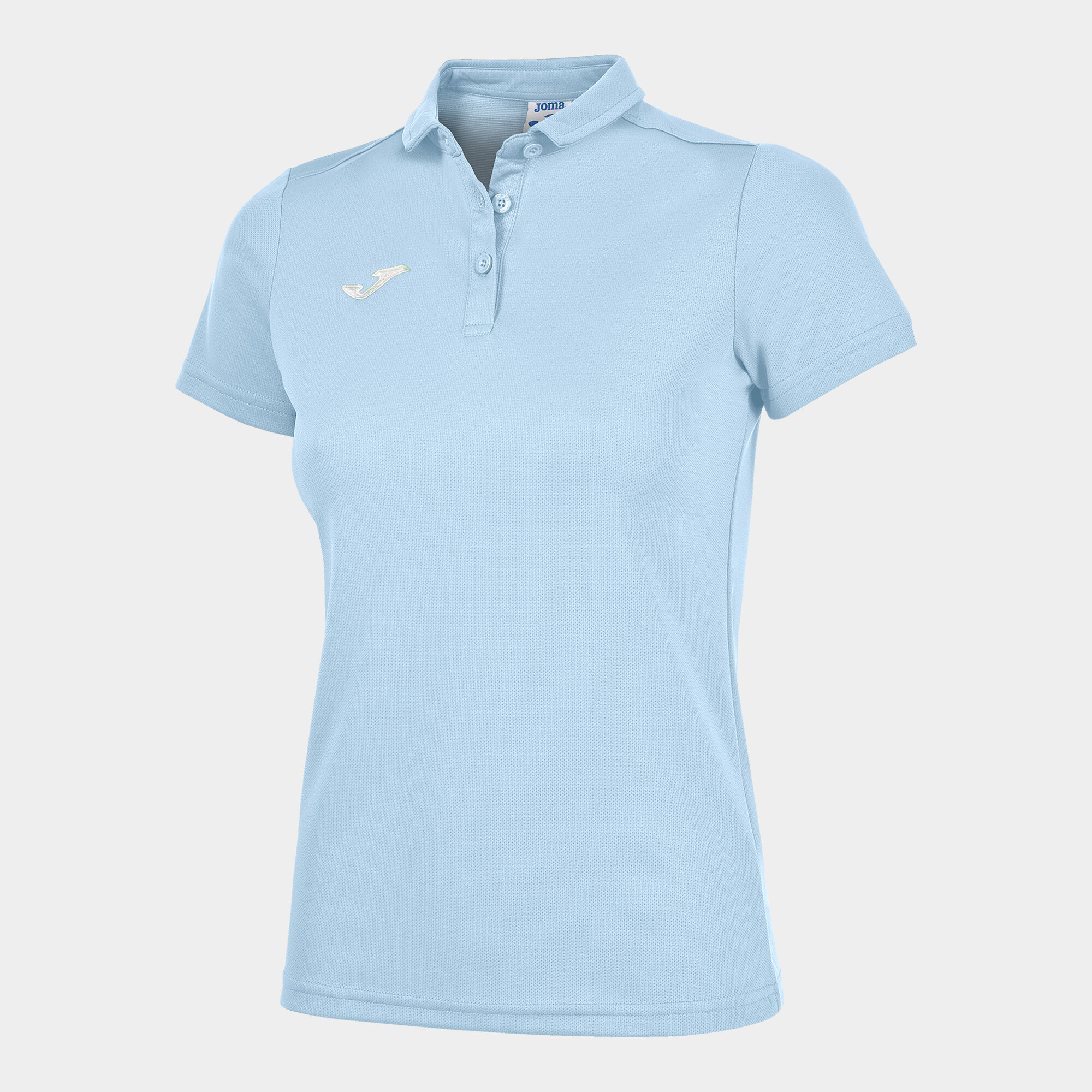 Polo shirt short-sleeve woman Hobby sky blue