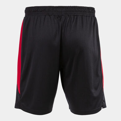 Pantaloncini uomo Glasgow nero rosso
