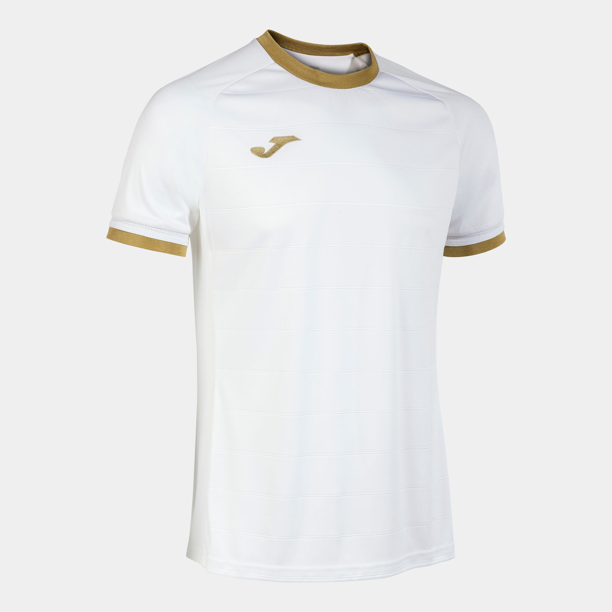 Maillot manches courtes homme Gold V blanc