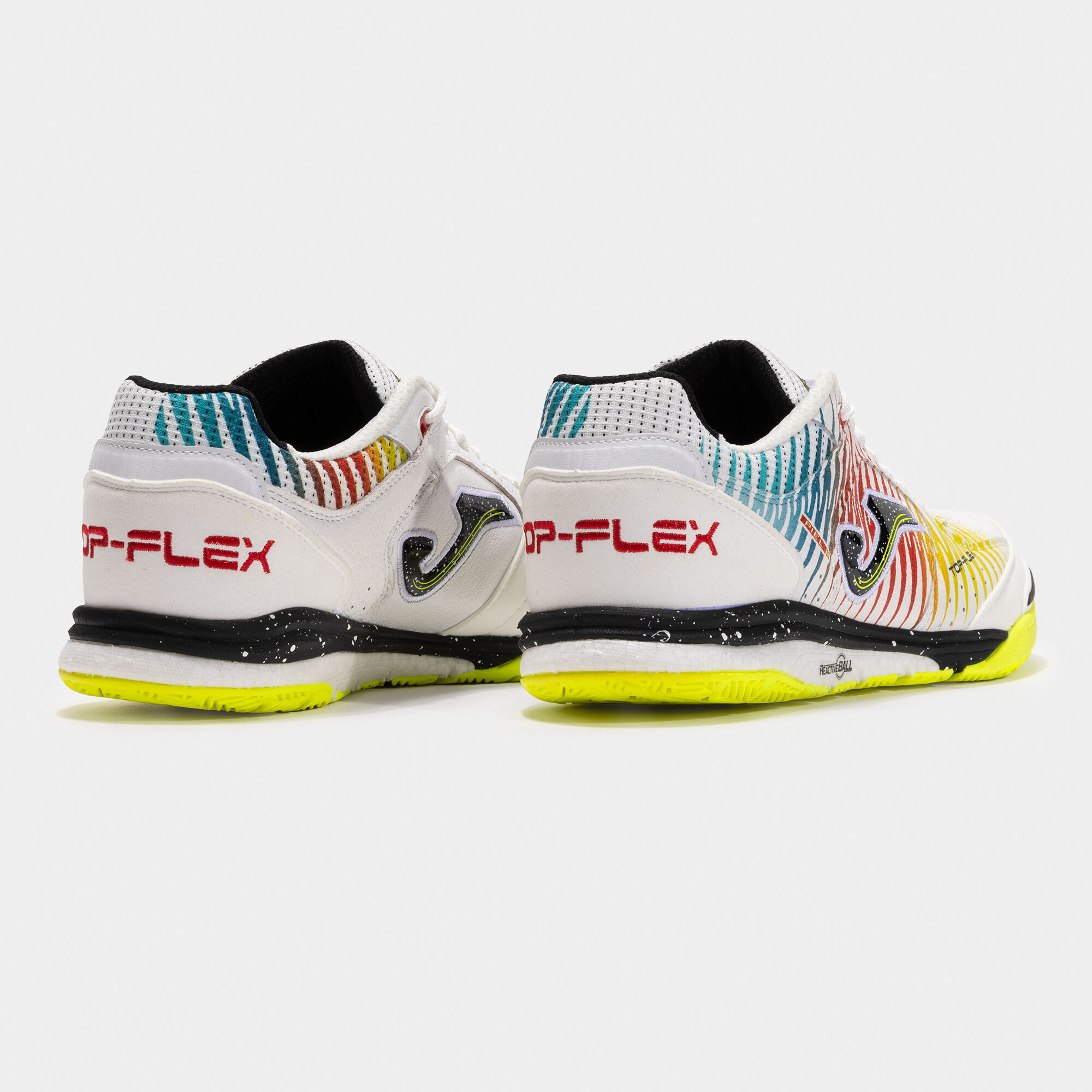 Futsal shoes Top Flex Rebound 25 indoor white yellow red | JOMA®