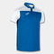 Polo manches courtes homme Hobby II bleu roi blanc