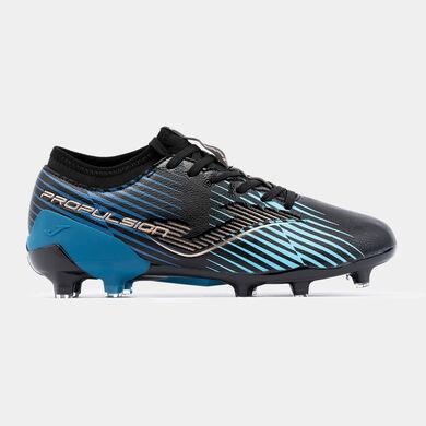 Scarpe calcio Propulsion Cup 23 terreno solido FG nero blu