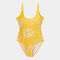 Maillot de bain femme Santa Mónica jaune