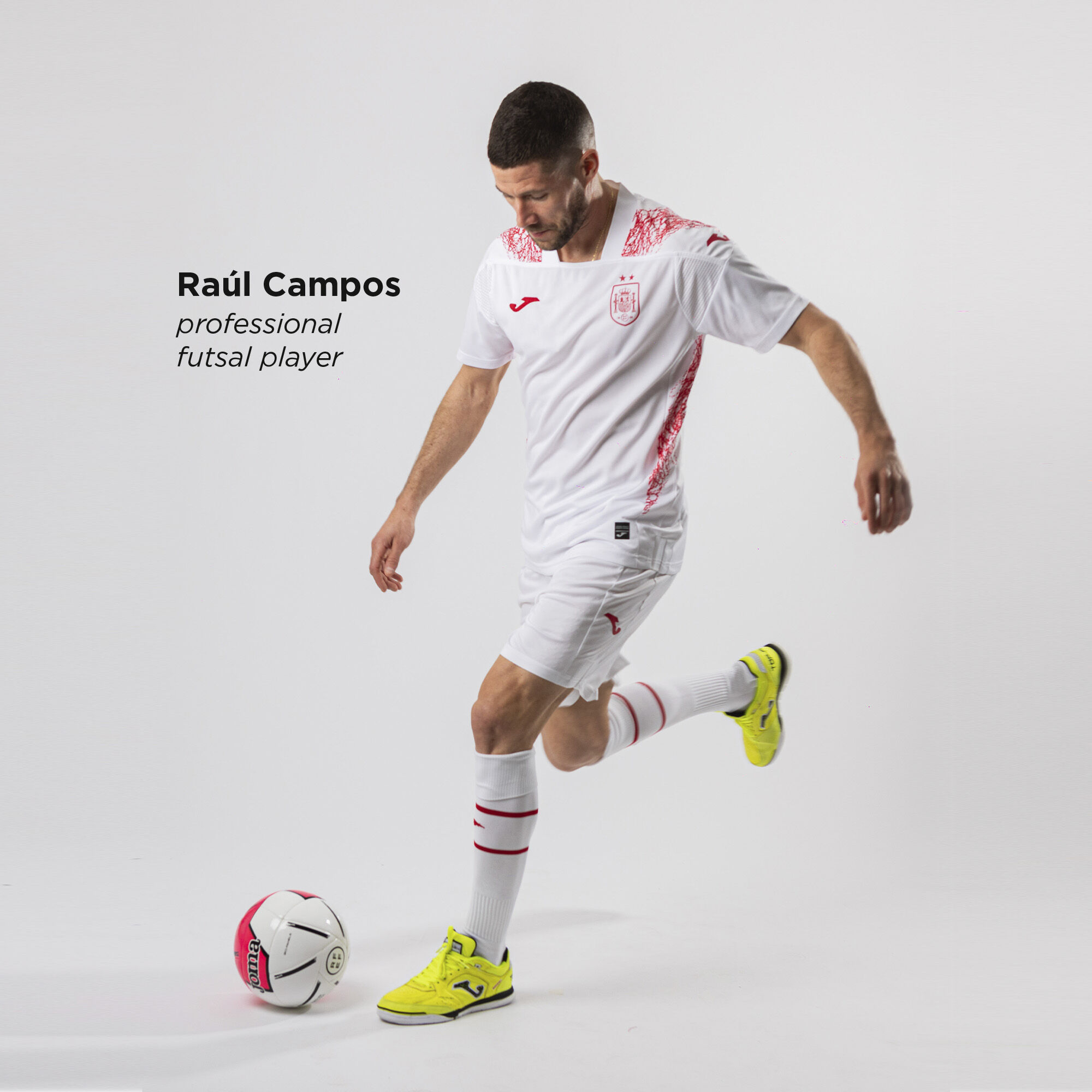 Camiseta manga corta 2 equipacion Seleccion Espanola Futbol Sala