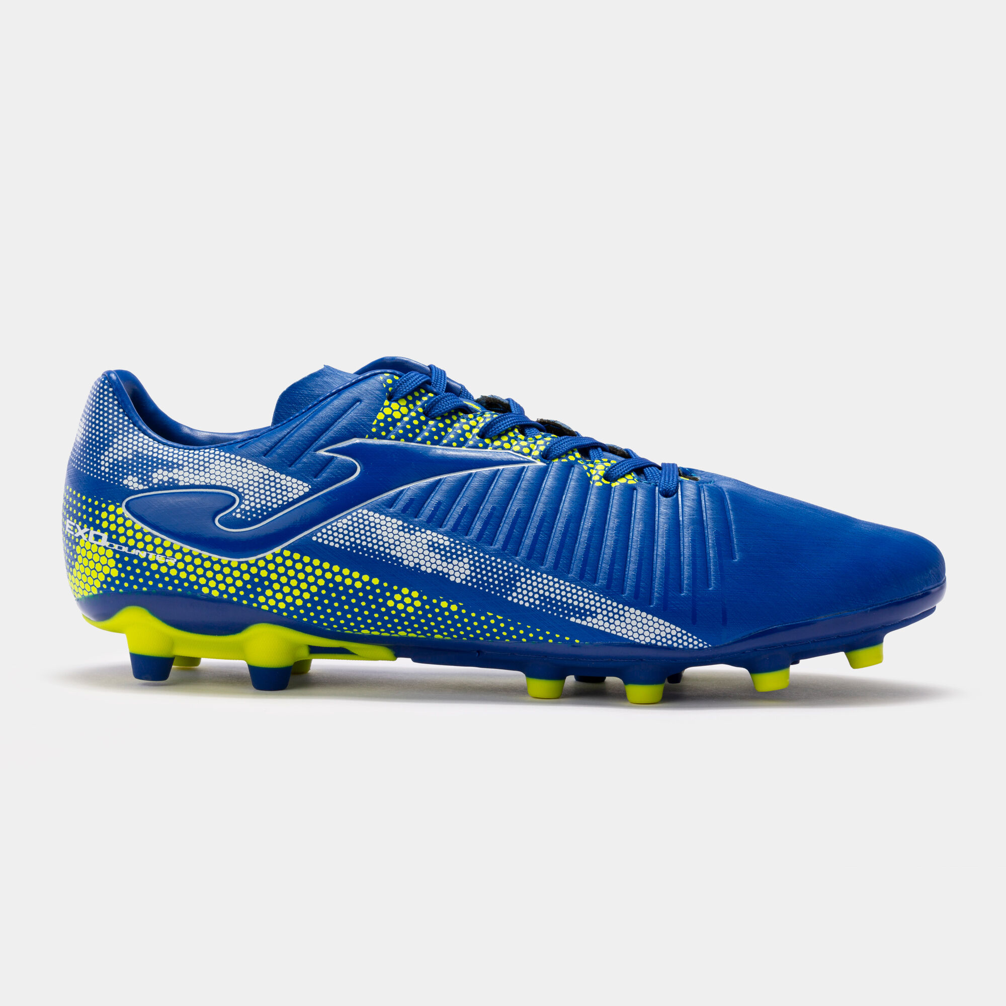 FOOTBALL BOOTS PROPULSION 21 FIRM GROUND FG ROYAL BLUE FLUORESCENT YELLOW