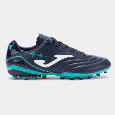 Football boots Aguila 25 artificial grass navy blue