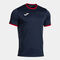 Shirt short sleeve man Combi Premium navy blue red