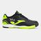 Zapatillas fútbol sala Toledo Jr 24 indoor junior negro verde flúor
