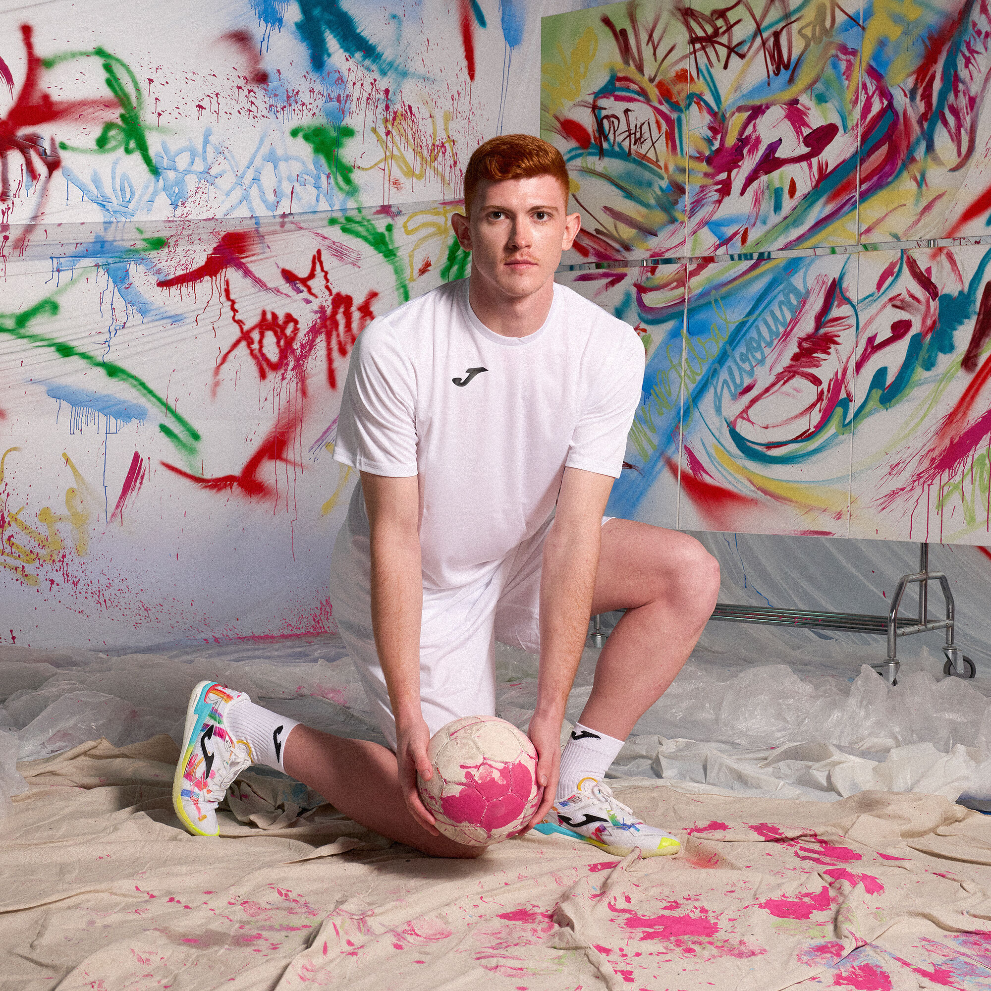 Futsal shoes Invicto 26 Graffiti indoor white | JOMA®