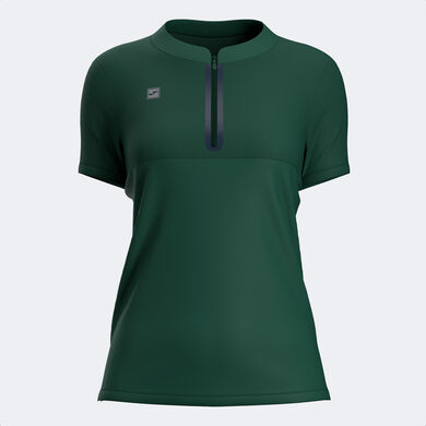 Polo shirt short-sleeve woman Elite Club green