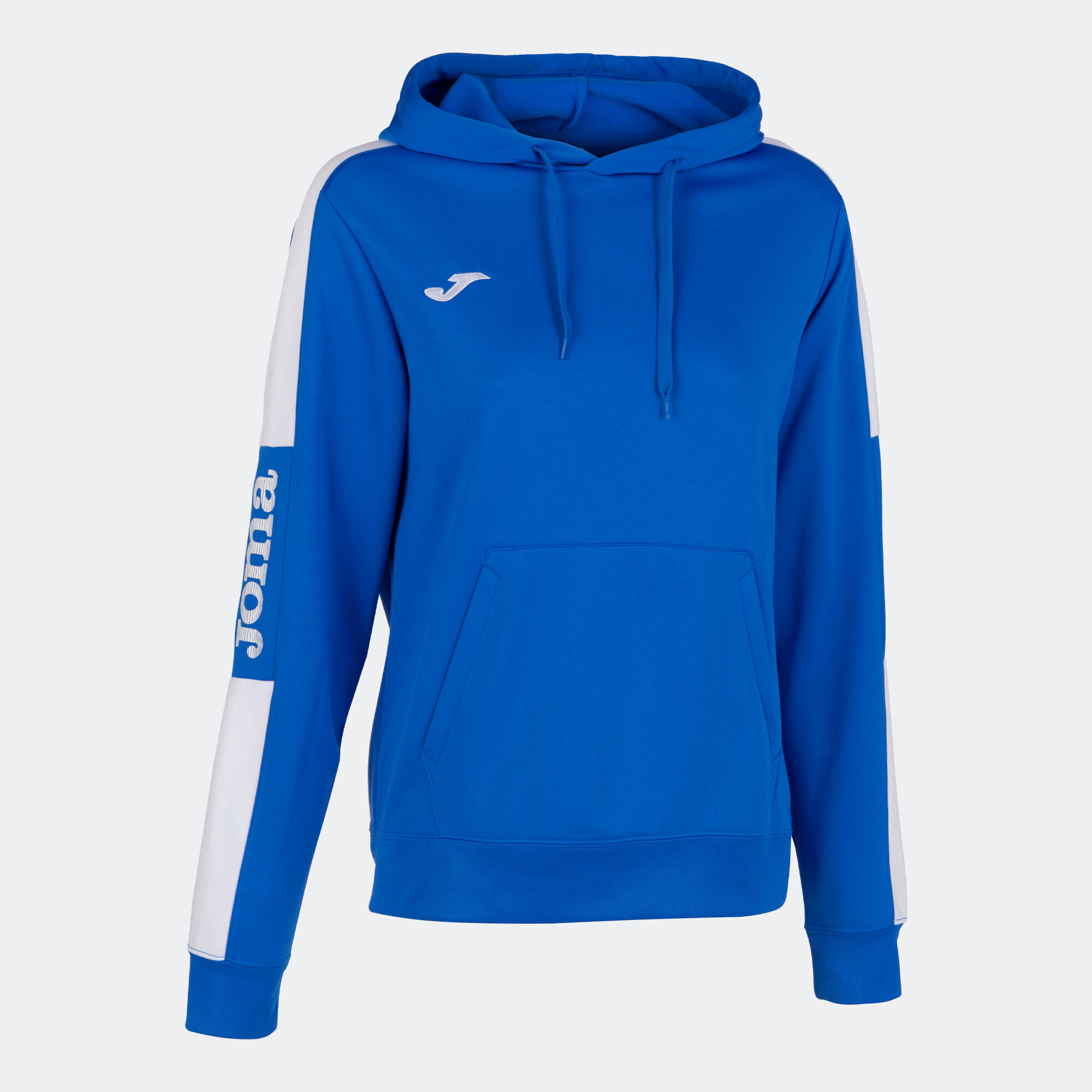 Hooded sweater woman Championship IV royal blue white