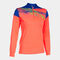 Sweatshirt woman Elite X fluorescent coral royal blue