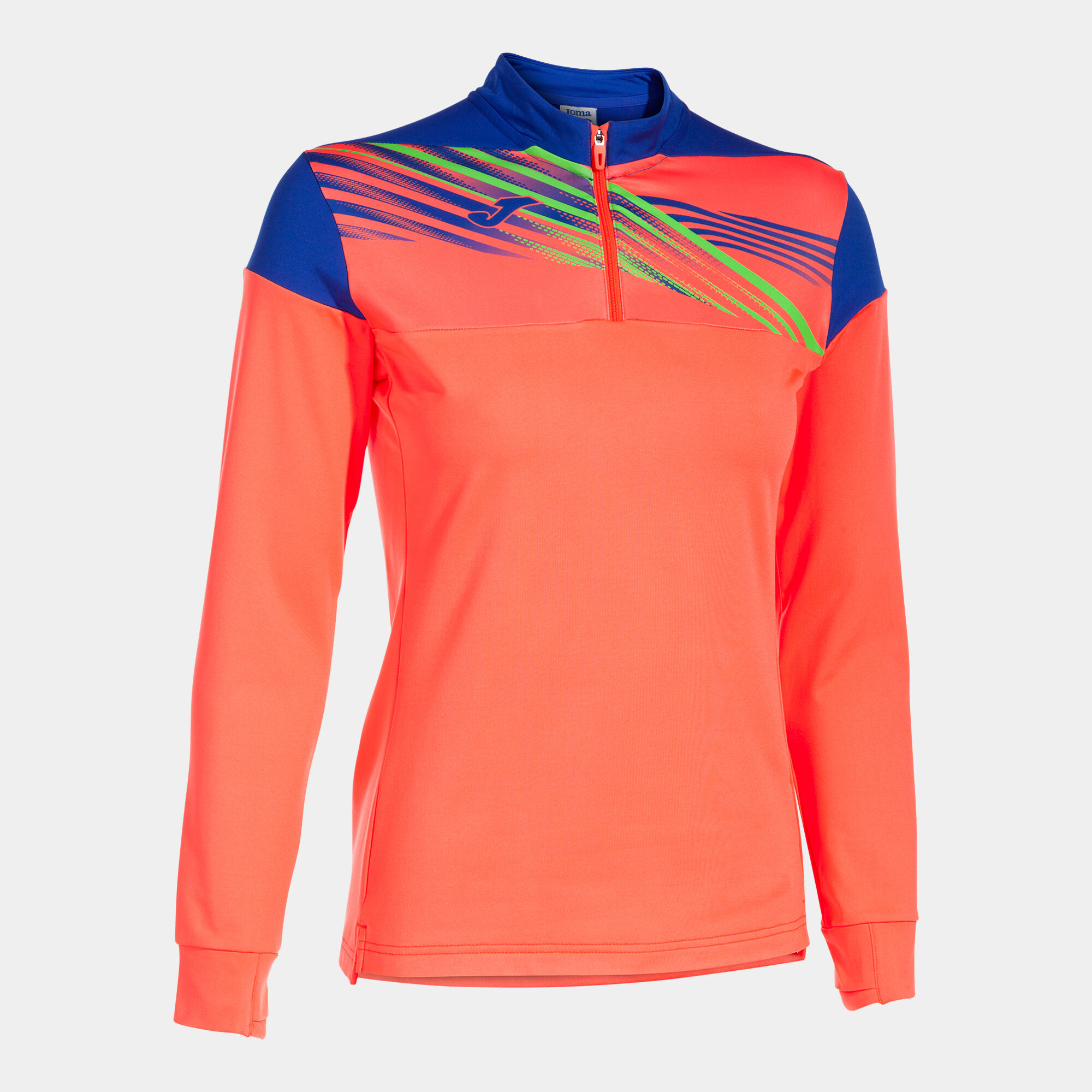 Sweet mulher Elite X coral fluorescente azul royal