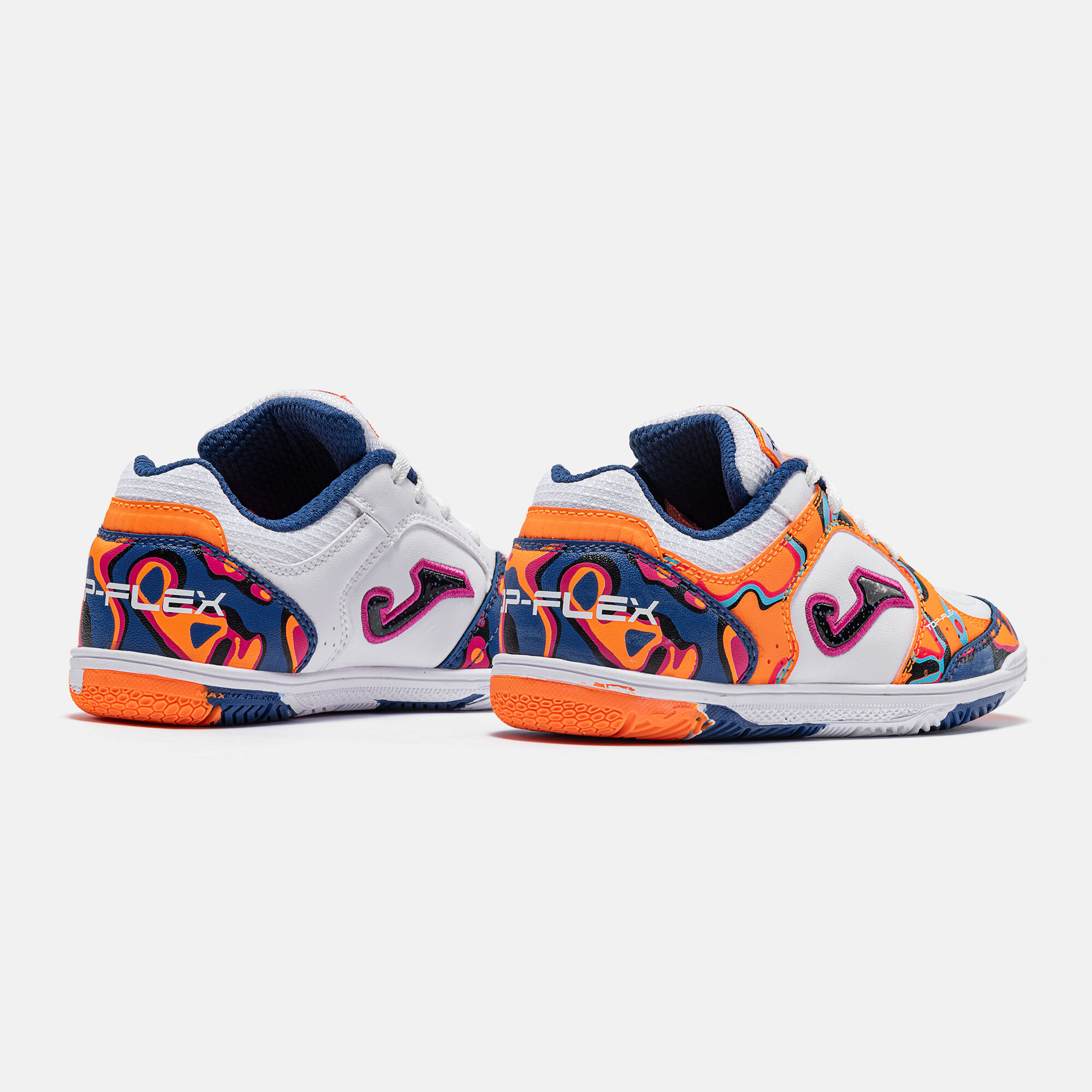 Futsal shoes Top Flex Jr 26 indoor junior white orange | JOMA®