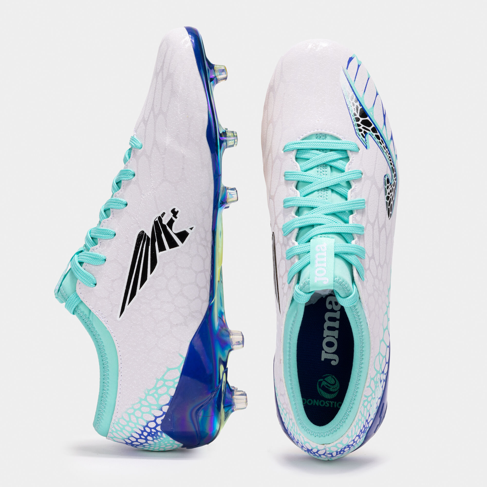 turquoise football cleats