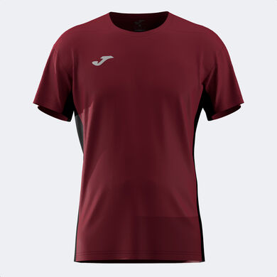 Shirt short sleeve man Challenge burgundy