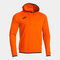 Hooded sweater man Combi Premium orange black