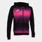 Giacca con cappuccio uomo Tiger V nero rosa fluorescente