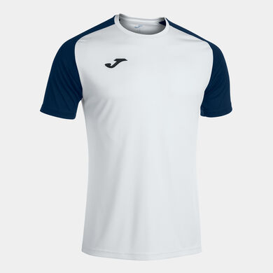T-shirt manga curta homem Academy IV branco azul marinho