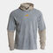 Sudadera con capucha unisex Mimetic antracita gris medio