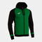 Giacca con cappuccio uomo Lider verde nero