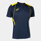 T-shirt maniche corte uomo Championship VII blu navy giallo