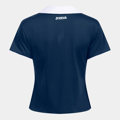 Polo shirt short-sleeve woman Torneo blue