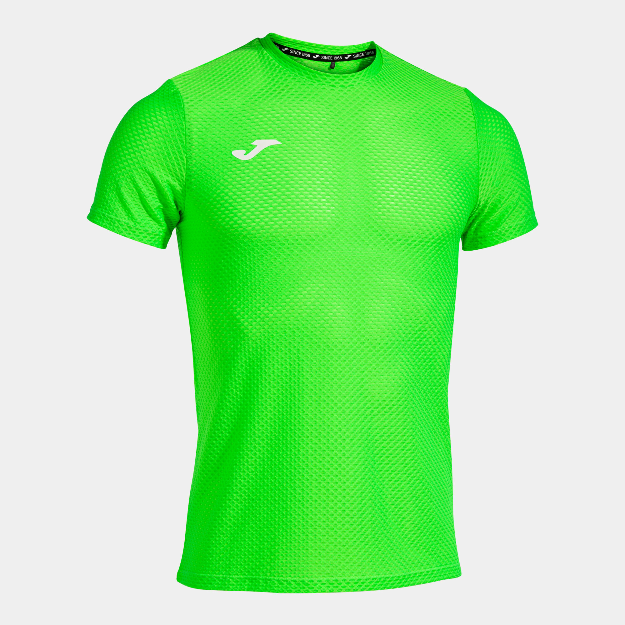 T-shirt manga curta homem R-City verde fluorescente