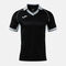 Polo shirt short-sleeve man Vintage Eco Retro black gray