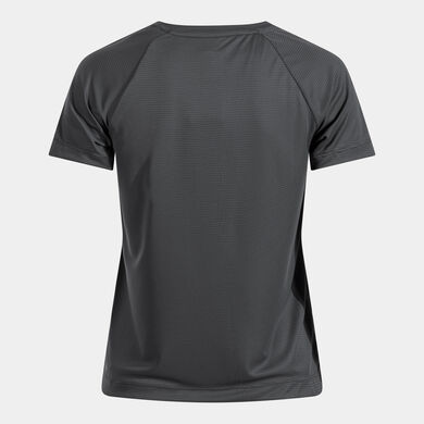Shirt short sleeve woman Iconic dark gray