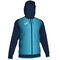 Veste à capuche homme Supernova bleu marine turquoise fluo