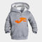 Sweatshirt mit kapuze junior Lion melange-grau