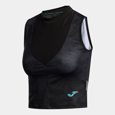 Sleeveless t-shirt woman R-City Winter  black