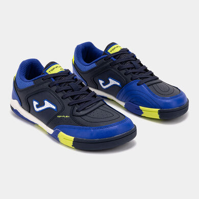 Sapatilhas futsal Top Flex Junior Barefoot 26 indoor j&uacute;nior azul marinho