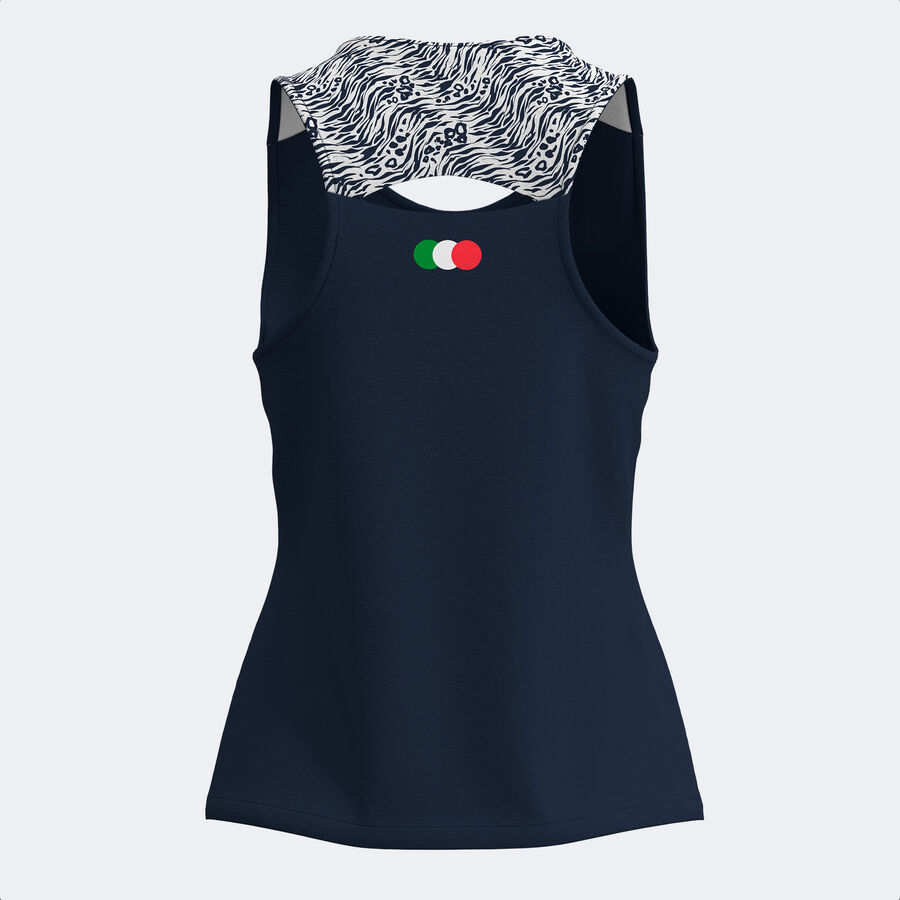 CAMISETA SIN MANGAS MUJER COMP. OFI. FED. ITALIA TENIS Y PADEL