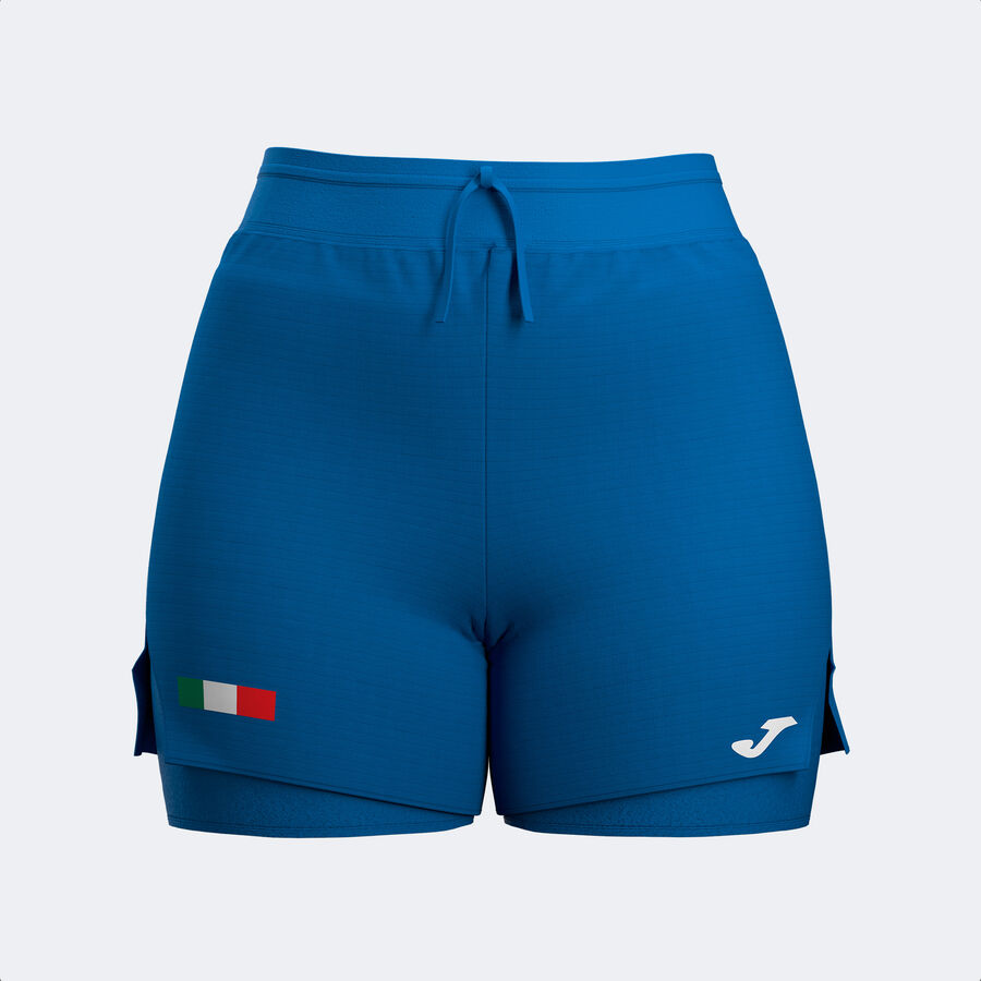SHORT MUJER COMP. OFI. FED. ITALIA TENIS Y PADEL
