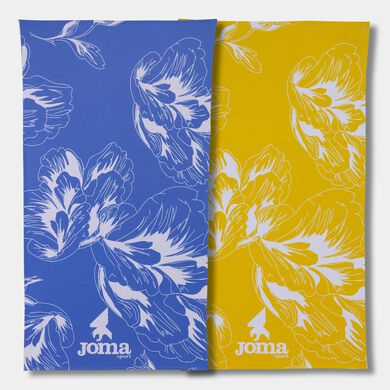 Towel Santa Mónica Pack 2 blue yellow