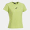 Tricou cu mânecă scurtă damă Challenge verde lamâie