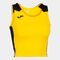 Top mujer Record II amarillo negro