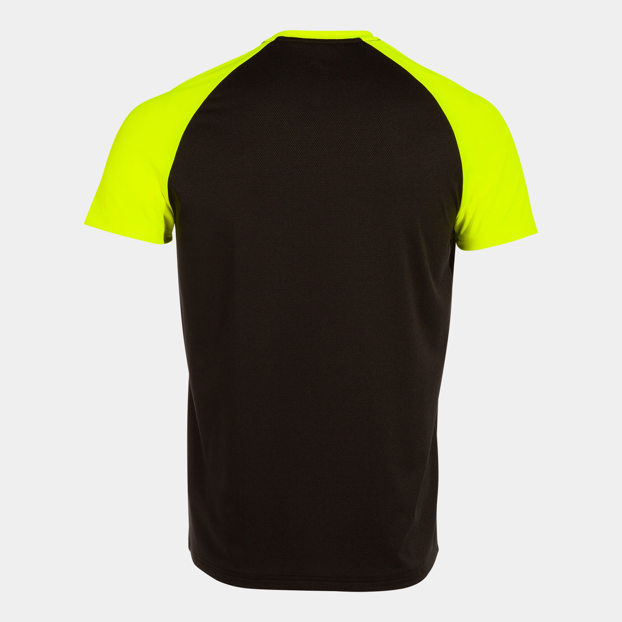 Black and neon yellow shirt top