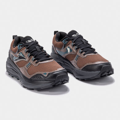 Trail-running shoes Shock Men 25 man brown black